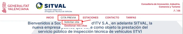 cita previa itv sagunto